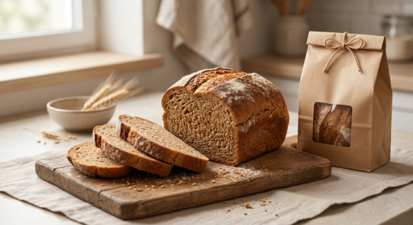 Premium 100% Whole Wheat Bread (Atta) – Wholesome, Fiber-Rich & Freshly Baked