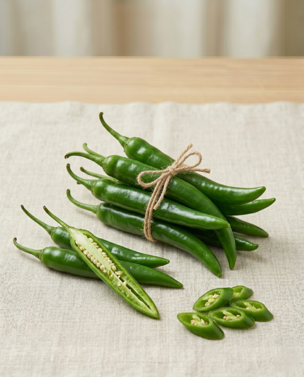 Fresh Green Chillies