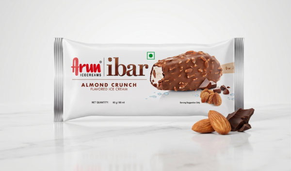 Ice Cream Ibar Almond Crunch Flavoured
