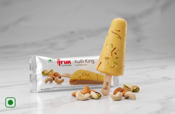 Almond Kulfi Bar Ice Cream